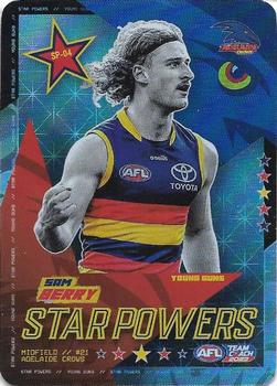 2023 AFL TeamCoach - Star Powers - Silver #SP-04 Sam Berry Front